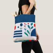 🔷 Geometrische bloem tas voor moderne stijl 🔷 (Dichtbij)