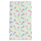 Geometrische bloemen klein cadeauzakje (Voorkant)