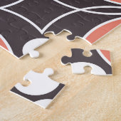 Geometrische bloemen, kunstpatroon. legpuzzel (Zijkant)
