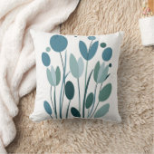 Geometrische bloemen kussen (Deken)