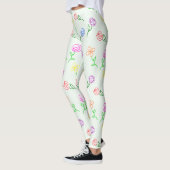 Geometrische bloemen leggings (Links)