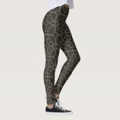 geometrische bloemen leggings (Rechts)