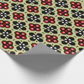 geometrische bloemen, omslagpapier cadeaupapier (Hoek)