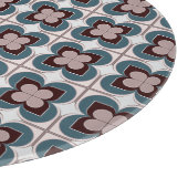 Geometrische bloemen snijplank (Hoek)