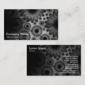 Geometrische bloemen visitekaartje (Voorkant / Achterkant)