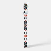 Geometrische bloemharmonie iPhone 15 case (Linkerkant)