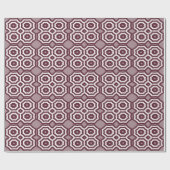 Geometrische Bloemige Pastel Cadeaupapier (Vlak)