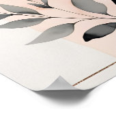 Geometrische Bloemstilte Poster (Hoek)