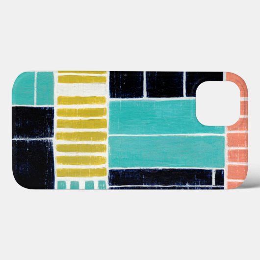 Geometrische blokken Case-Mate iPhone case (Achterkant (horizontaal))