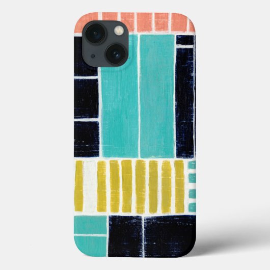 Geometrische blokken Case-Mate iPhone case (Achterkant)