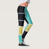 Geometrische blokken leggings (Rechts)