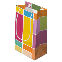 Geometrische blokken speeltijd klein cadeauzakje