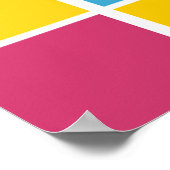 Geometrische blokken speeltijd poster (Hoek)