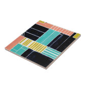 Geometrische blokken tegeltje (Zijkant)