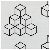 Geometrische blokken - zwart stof (Close Up)