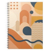 Geometrische Boho Notitieboek - Modern Abstract (Voorkant)