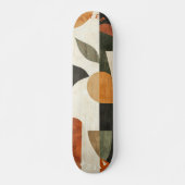Geometrische Boho Skateboard - Aardse minimalistis (Voorkant)