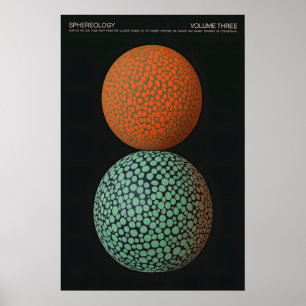 Geometrische bol kunstprint moderne minimalist poster