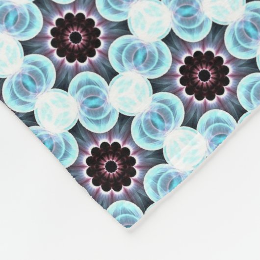 Geometrische Bonanza fleece deken (Hoek)