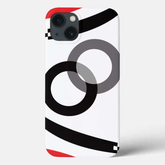 Geometrische boog cirkel Case-Mate iPhone case (Achterkant)