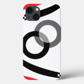 Geometrische boogcirkel Case-Mate iPhone case (Achterkant)