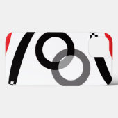 Geometrische boogcirkel Case-Mate iPhone case (Achterkant (horizontaal))