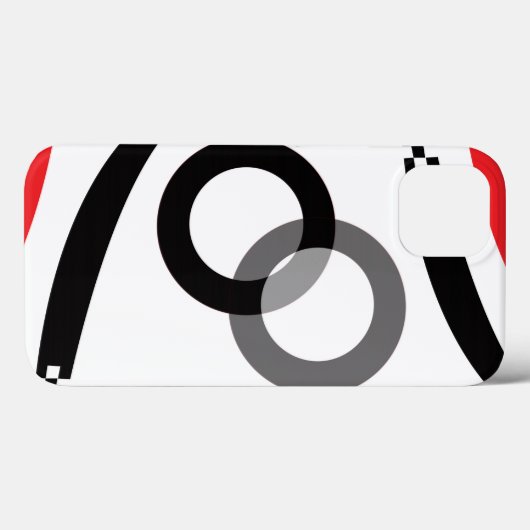 Geometrische boogcirkel Case-Mate iPhone case (Achterkant (horizontaal))