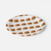 Geometrische Borden van kaeseburger Papieren Bordje (Gekanteld)