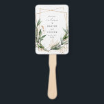 Geometrische botanische Eucalyptus Golden Greenery Handwaaier<br><div class="desc">Geometrisch botanisch Eucalyptus Golden Greenery Wedding Programme Hand Fan #pampasgras #junglebruiloft #jungleuitnodiging #coralbruilbruiloft #bruildingmenu #desertwedding #lasvegasbruiloft #terracottabruiloft #peachbruilbruilbruiloft #pampasweddenmenu #pampas #terracotta #koral #peach #naturalbruilgras #driedras #driedras #rijedras #rijdgras edpampas #wabisabibruil#naturebruiloft</div>