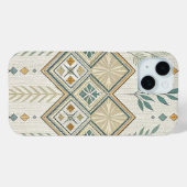 Geometrische Botanische Folk Art Naadloos Patroon Case-Mate iPhone Case (Achterkant (horizontaal))