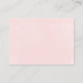 Geometrische Bourgogne Blush Bloemen Recept Verzoe Informatiekaartje (Achterkant)