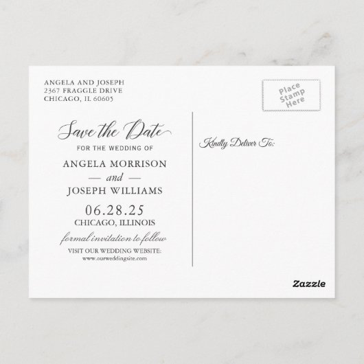 Geometrische Bourgogne Red Floral bespaart de datu Briefkaart (Achterkant)