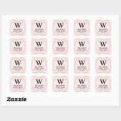 Geometrische bruiloft gunst Sticker | Aangepaste k (Vel)
