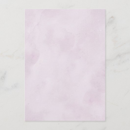 Geometrische bruiloft met Paarse dustbloemen Informatiekaartje (Achterkant)