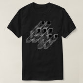 Geometrische buizen t-shirt (Design voorkant)