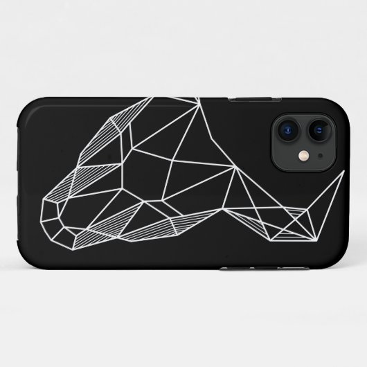 Geometrische bull Case-Mate iPhone case (Achterkant (horizontaal))