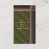 Geometrische Business Guard Visitekaartje (Achterkant)