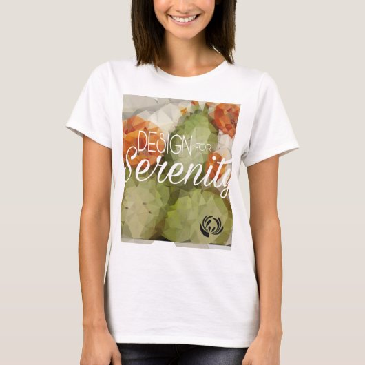 Geometrische Cactus Blossom Vrouwen Spiertank T-shirt (Voorkant)