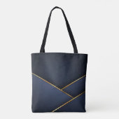Geometrische Canvas tas (Achterkant)