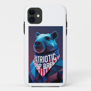 Geometrische Capybara telefoonhoes Case-Mate iPhone Case