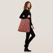 Geometrische cedar Crossbody Bag (2 grootten) Tas (Op model)