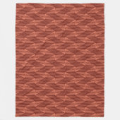 Geometrische cedar Fleece Blanket (3 maten) Deken (Voorkant)