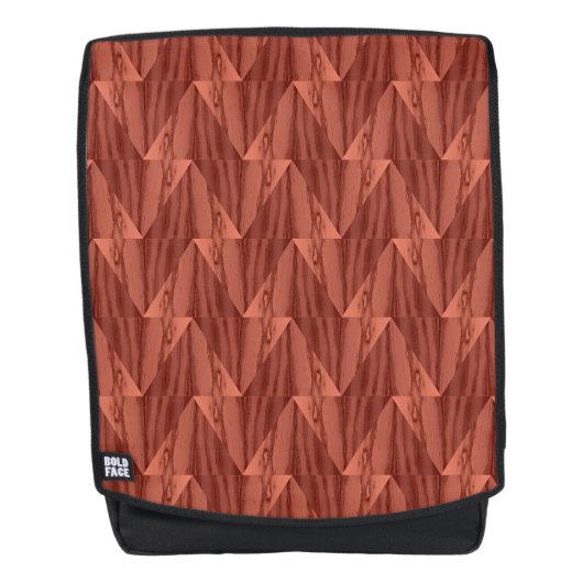 Geometrische cedar-rugzak rugtassen (Voorkant)