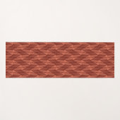 Geometrische cedar Yoga Mat (Voorkant (horizontaal))