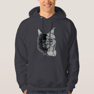 Geometrische centrale hoodie