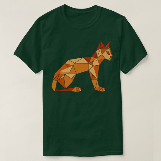 Geometrische centrale t-shirt (Design voorkant)