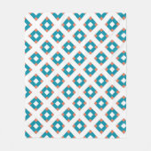 Geometrische Charm Fleece Deken (Voorkant)