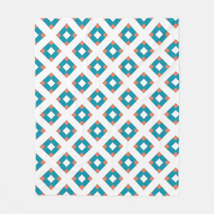 Geometrische Charm Fleece Deken