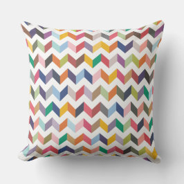 Geometrische Chevron Arrow Driehoeken Patroon Kuss Kussen