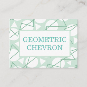 Geometrische Chevron Strepen Visitekaartje